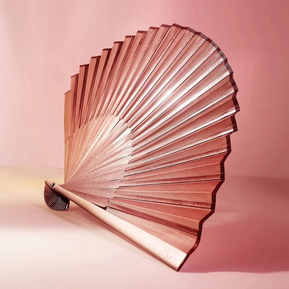 NEW Patrick Ta Major Glow Setting Fan BRAND NEVER OPENED